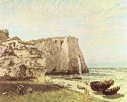 Die Keste von Etretat Gustave Courbet